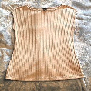 Ann Taylor sleeveless ribbed sweater shirt